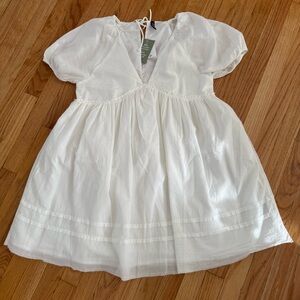 Tie Detail Crinkled Dress